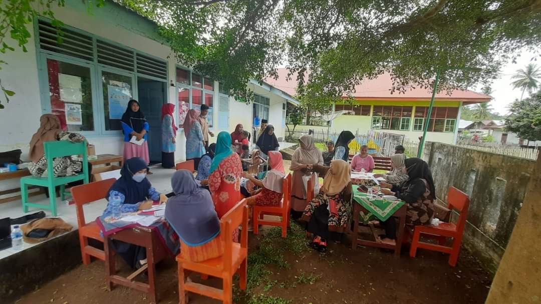 Puskesmas Pasar Kuok... melaksanakan kegiatan Puskesmas keliling di Kampung sungai Bunyi kenagarian 