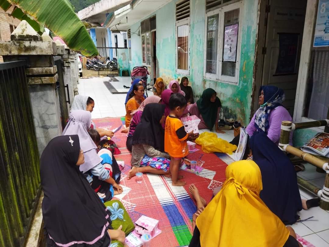UPT Puskesmas Tarusan laksanakan kegiatan kelas ibu hamil Di Nagari Mandeh