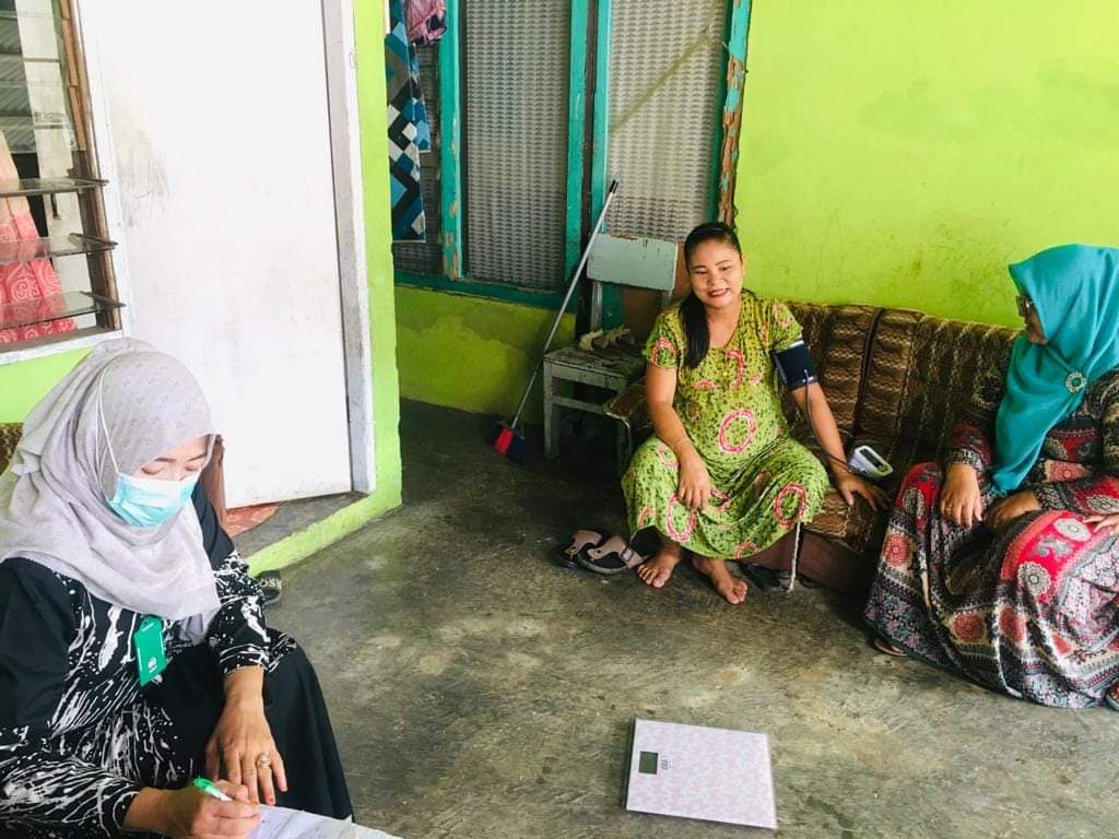 UPT Puskesmas Tarusan lakukan Penjaringan ibu hamil resiko tinggi Di Gurun Panjang Nagari Kapuh