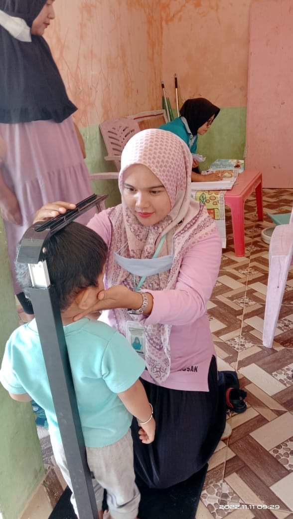 Pelaksanaan posyandu  Di Poskesri Mandeh  Puskesmas Tarusan Tarusan