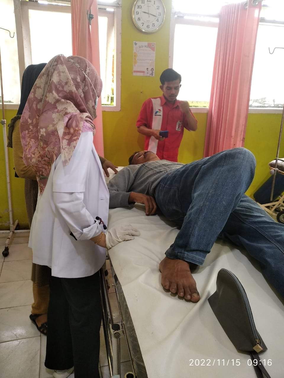 Pelayanan pasien UGD Puskesmas Balai Selasa. 