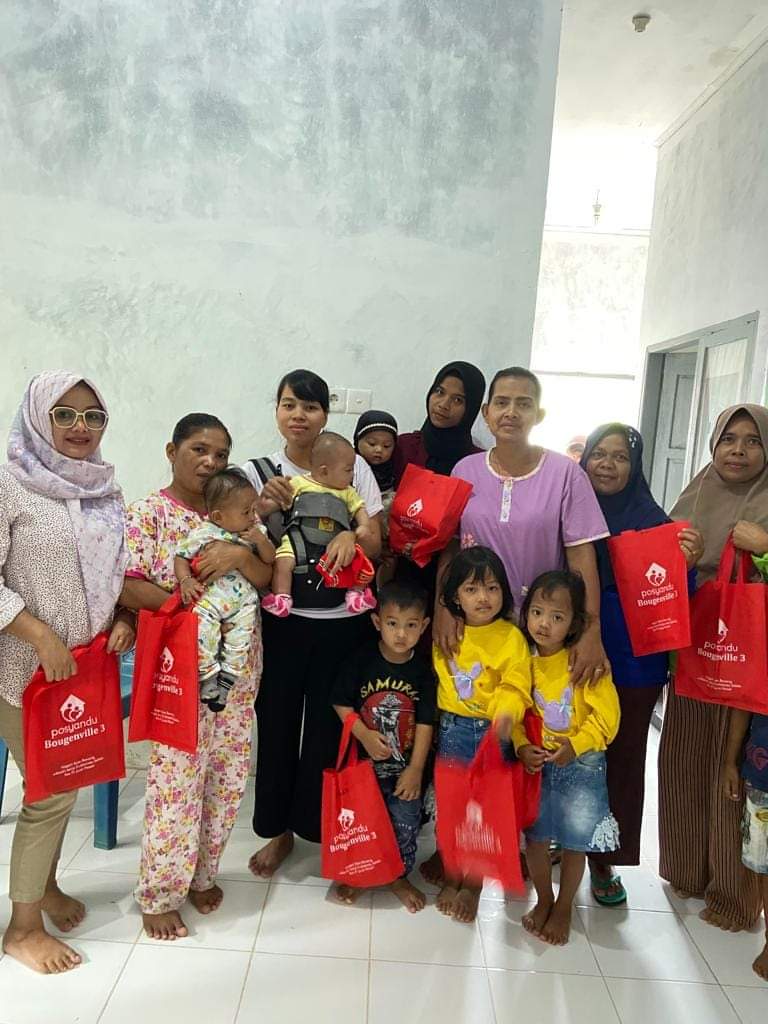 Pelaksanaan Posyandu Bougenville 3 Nagari Koto Rawang  Puskesmas Salido,