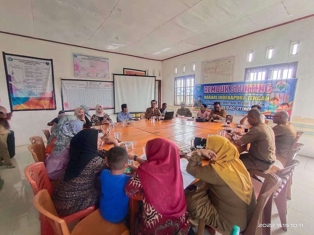 REMBUK STUNTING NAGARI INDERAPURA TENGAH  KECAMATAN PANCUNG SOAL