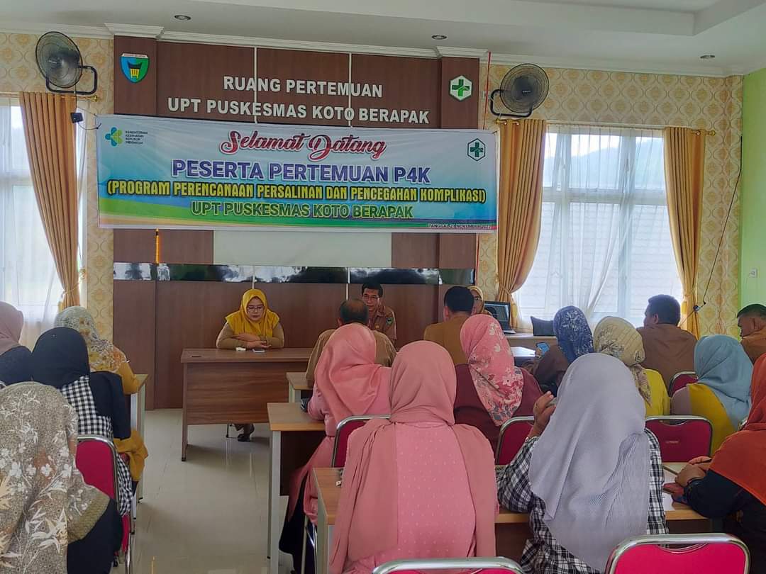 Pertemuan p4k ( program perencanaan persalinan dan pencegahan  komplikasi) pada ibu hamil di puskesm