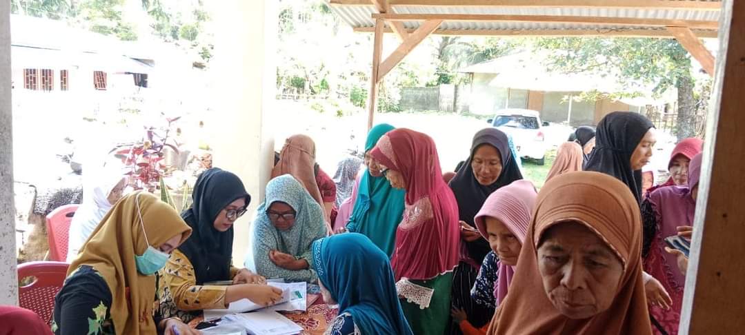 Puskesmas Pasar Kuok... melaksanakan kegiatan Puskesmas keliling di Kampung Taluak Kasai kenagarian 