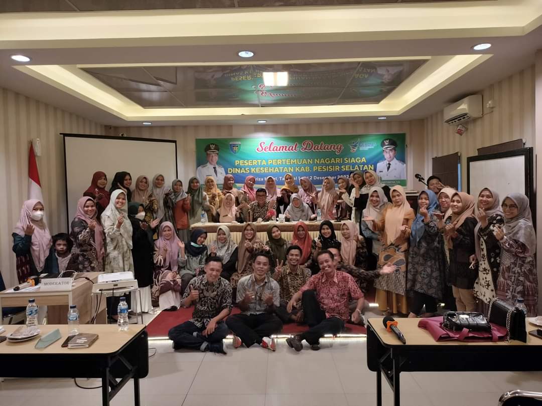 Seksi Promosi dan Pemberdayaan Masyarakat  Dinkes Pessel melakukan pertemuan  Nagari Siaga  bagi Pet