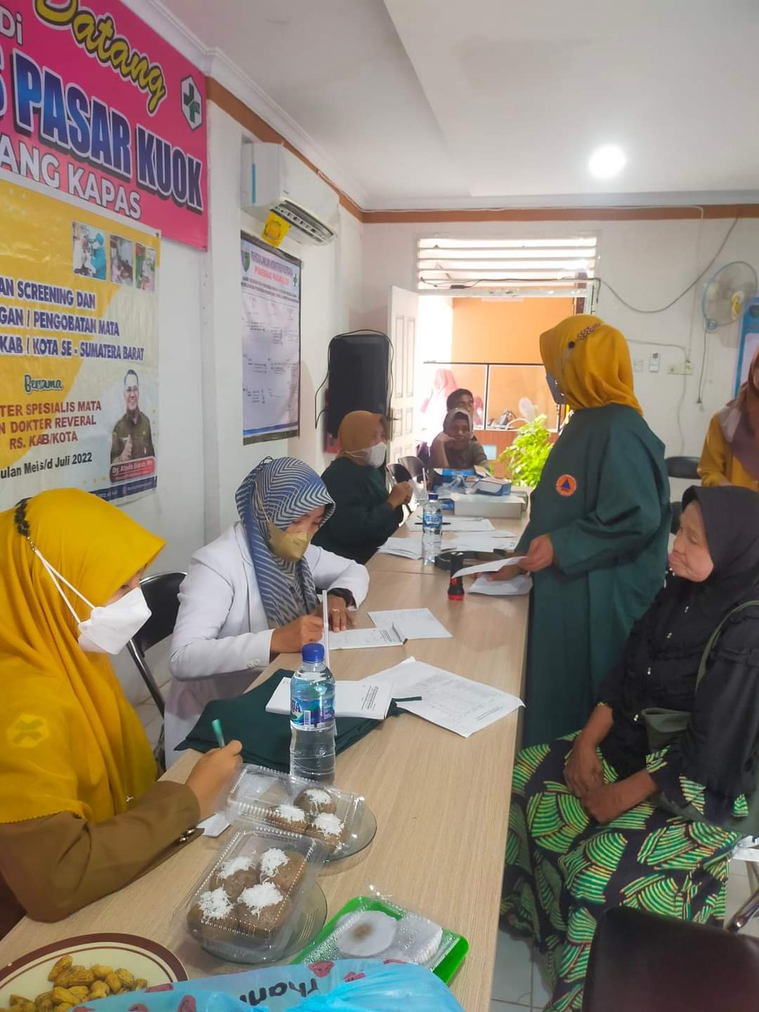 Balai Kes Indera Masy( BKIM) Prop.SumBar laksanakan *Skrining dan pengobatan penyakit mata Gratis di