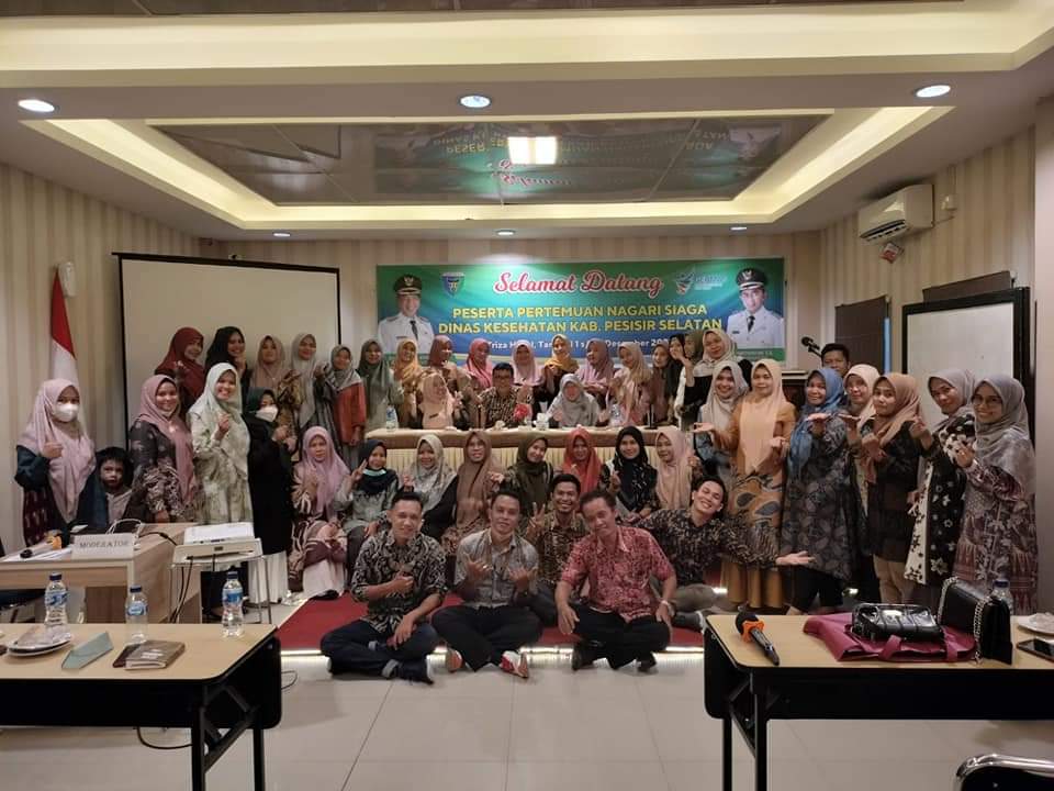 Petugas pengelola promkes puskesmas koto berapak mengikuti pertemuan nagari siaga di hotel triza pai
