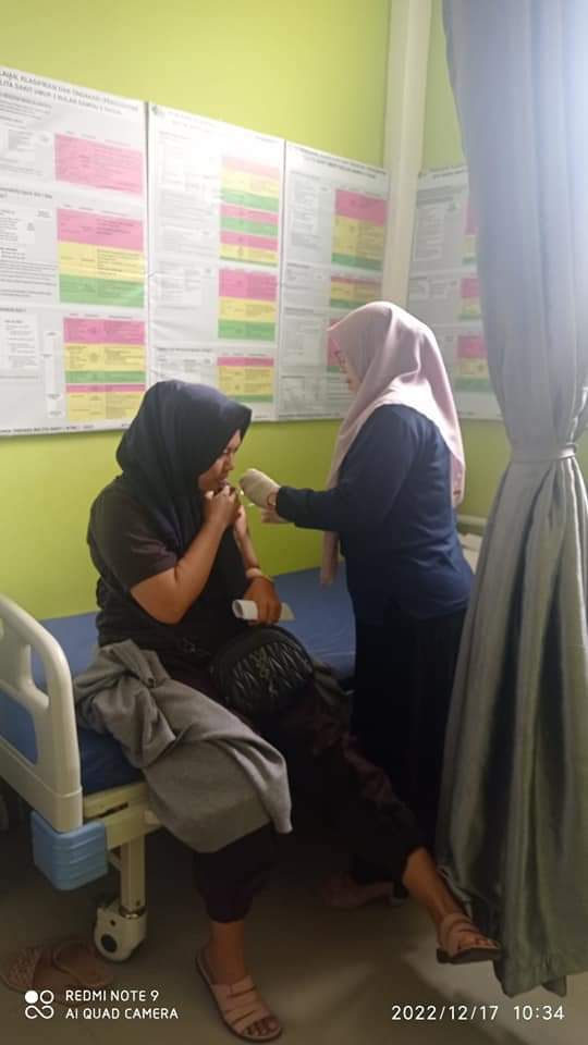 Puskesmas Balai Selasa, 17-12-2022  Pelayanan imunisasi Tetanus  Difteri( Td) Pada Catin ( calon Pen