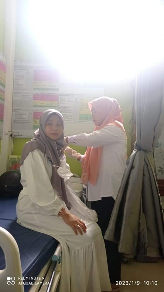 Pusk Balai Selasa Pelayanan imunisasi Tetanus  Difteri( Td) Pada Catin ( calon Pengantin) di Poli im