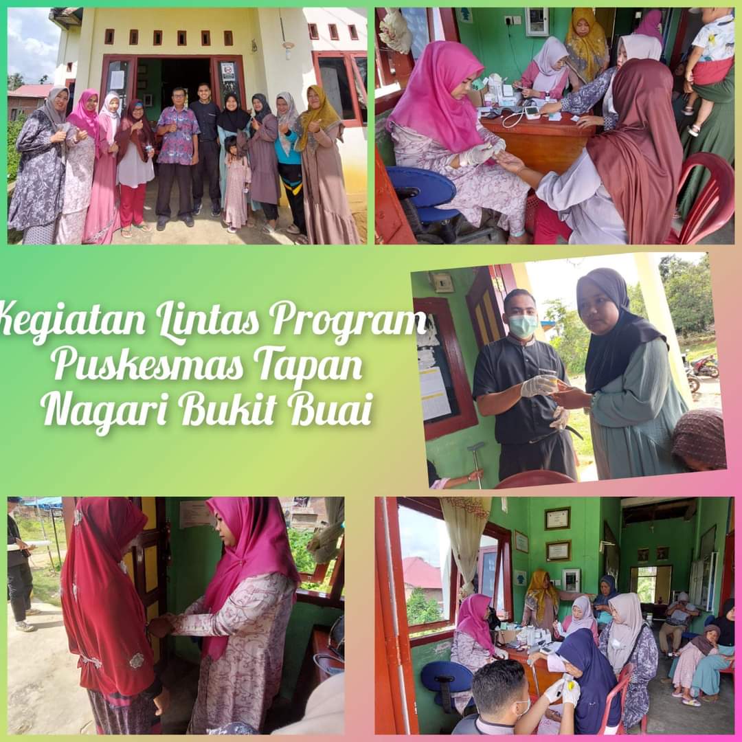 Pelaksanaan Skrining PTM, Pemeriksaan Lansia dan pemeriksaan sputum di Nagari Bukit Buai  Puskesmas 