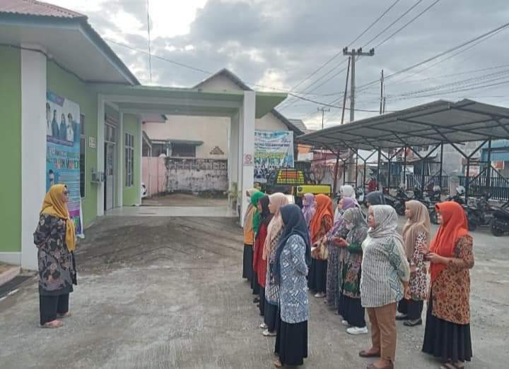 PELAKSANAN APEL PAGI   PUSKESMAS PASAR BARU   Kamis,19 Januari 2023 