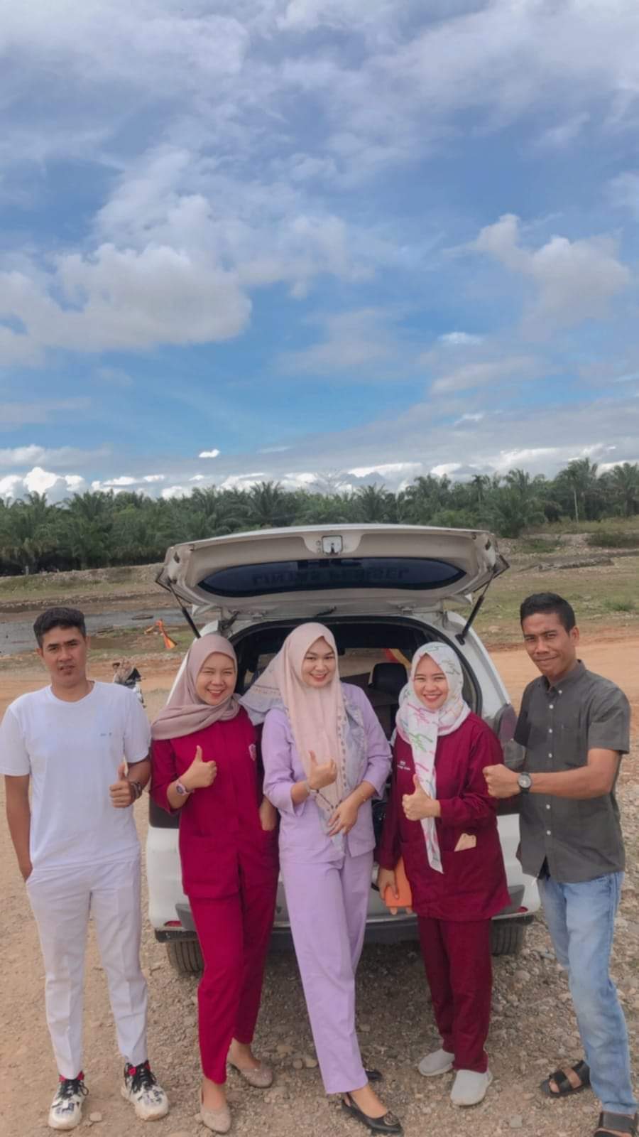 Posko kesehatan Puskesmas Rahul di lokasi wisata baru NABITA, di Pemerintah Nagari Binjai Tapan