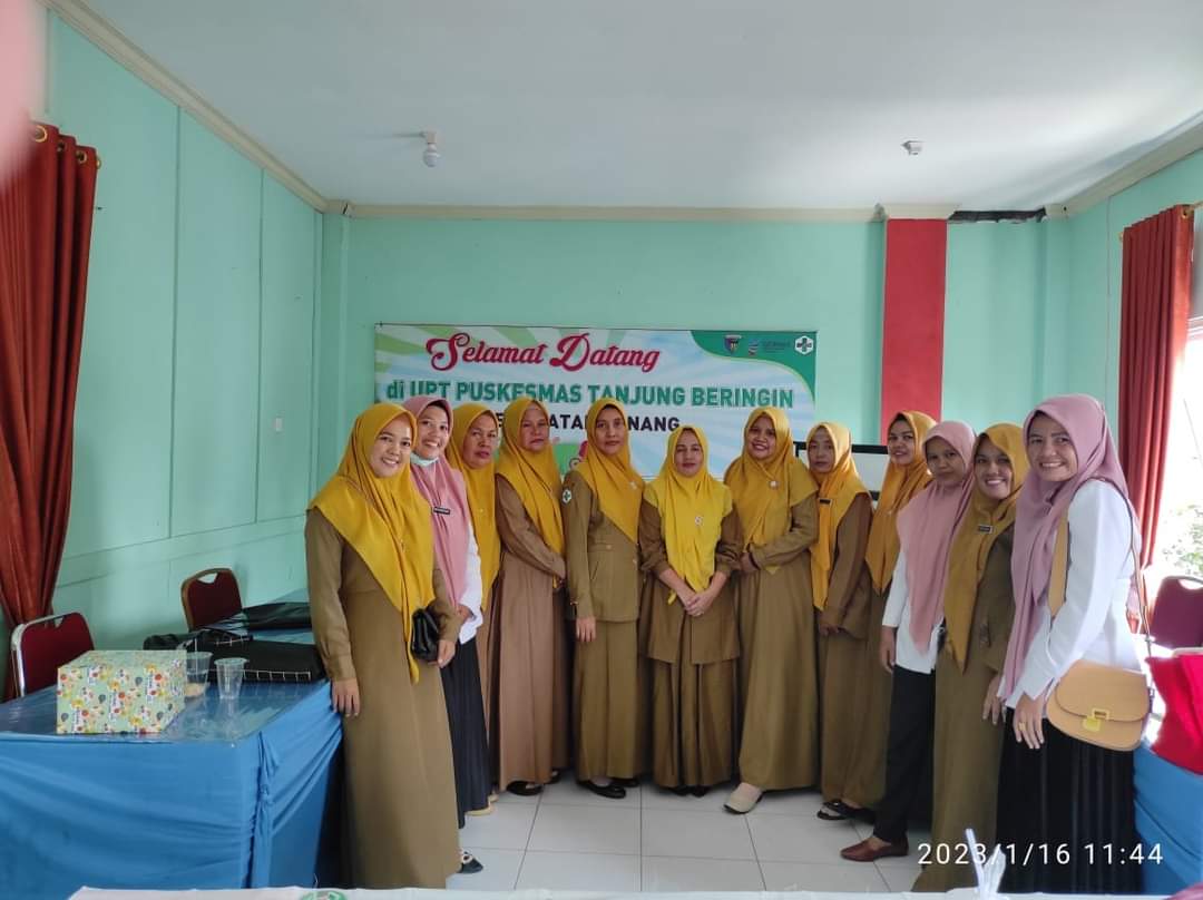 Monev program kia capaian kinerja 2022 Puskesmas Tanjung BeringinLunang, 16 Januari 2023  