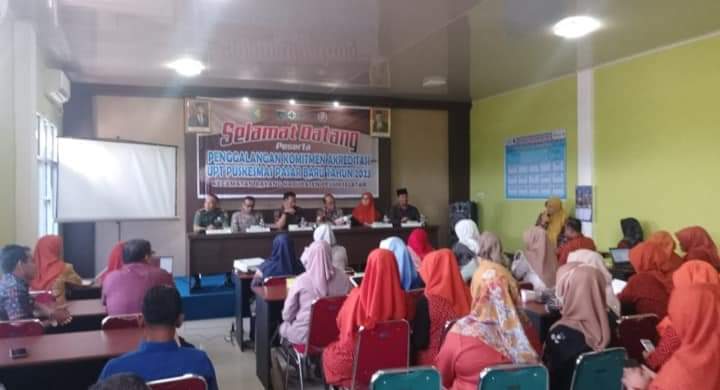 Penggalangan komitmen akreditasi puskesmas pasar baru  Kamis, 2 Februari 2023