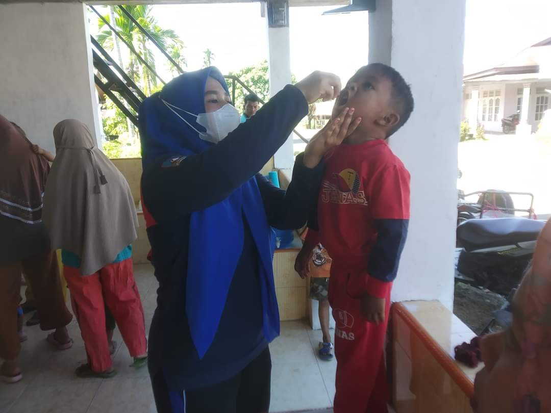 Penimbangan Massal dan Pemberian Vitamin A Di Wilayah Kerja Puskesmas Pasar Baru  Rabu, 08 Februari 