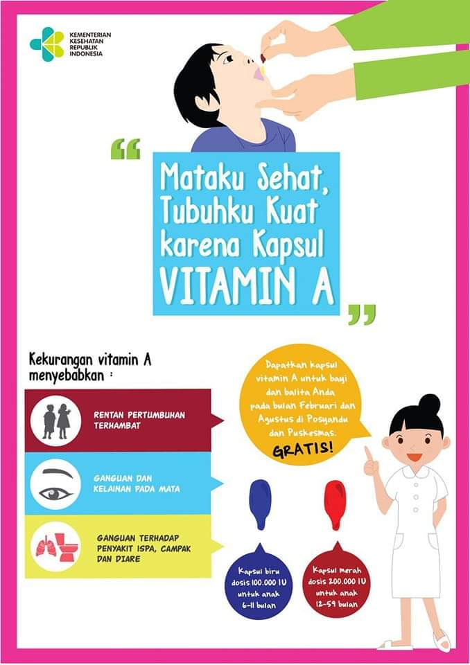 Puskesmas Rahul Tapan layani Balita di Poyandu untuk dapatkan  vitamin A. 