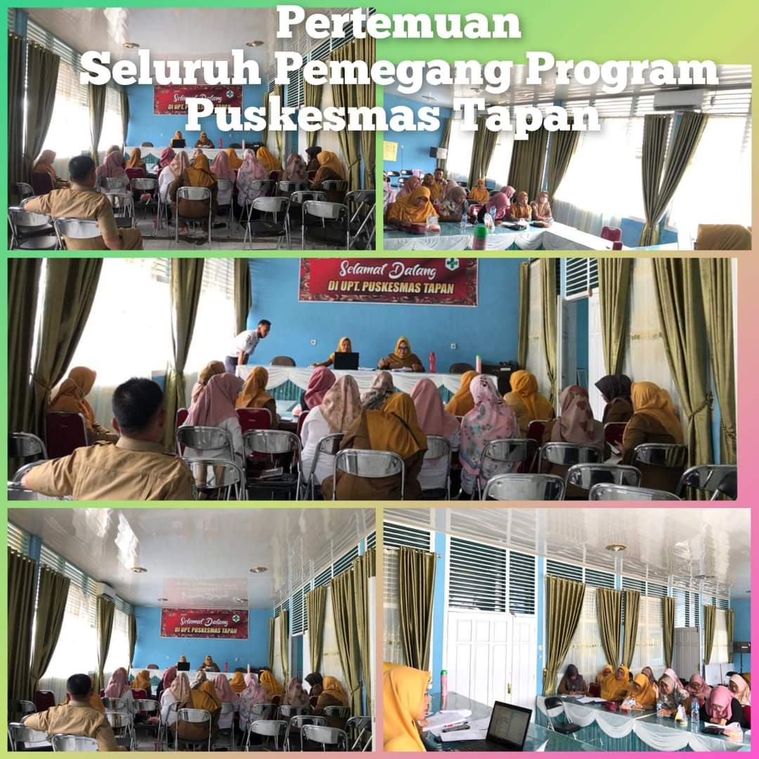Pertemuan seluruh Pemegang Program Puskesmas Tapan Senin 06 February 2023  