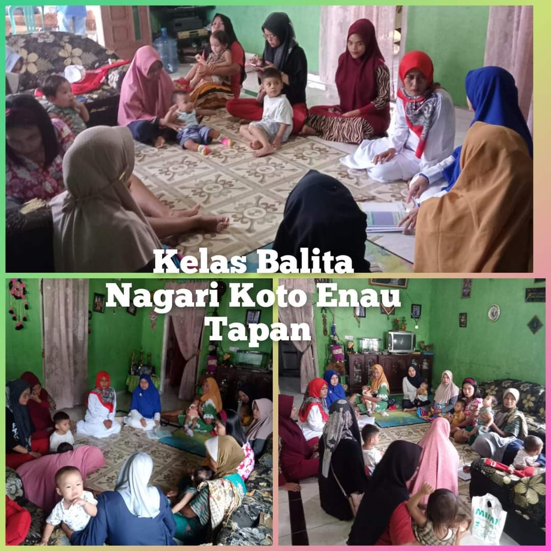 Kelas Balita Nagari Koto Enau Puskesmas Tapan Selasa 07 Februari 2023  