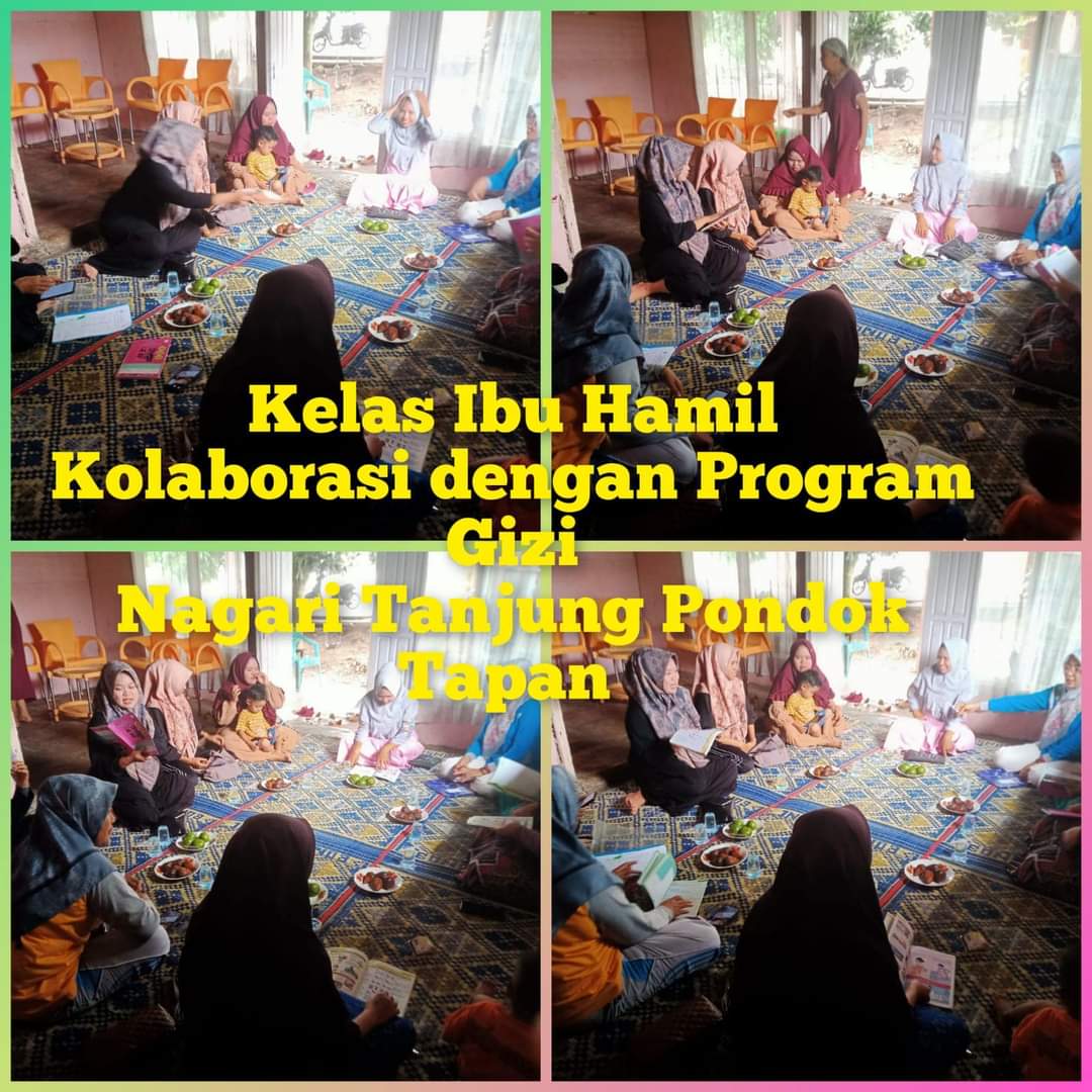 Kelas ibu hamil dan Penyuluhan Gizi Ibu Hamil pada nagari Tanjung pondok Tapan