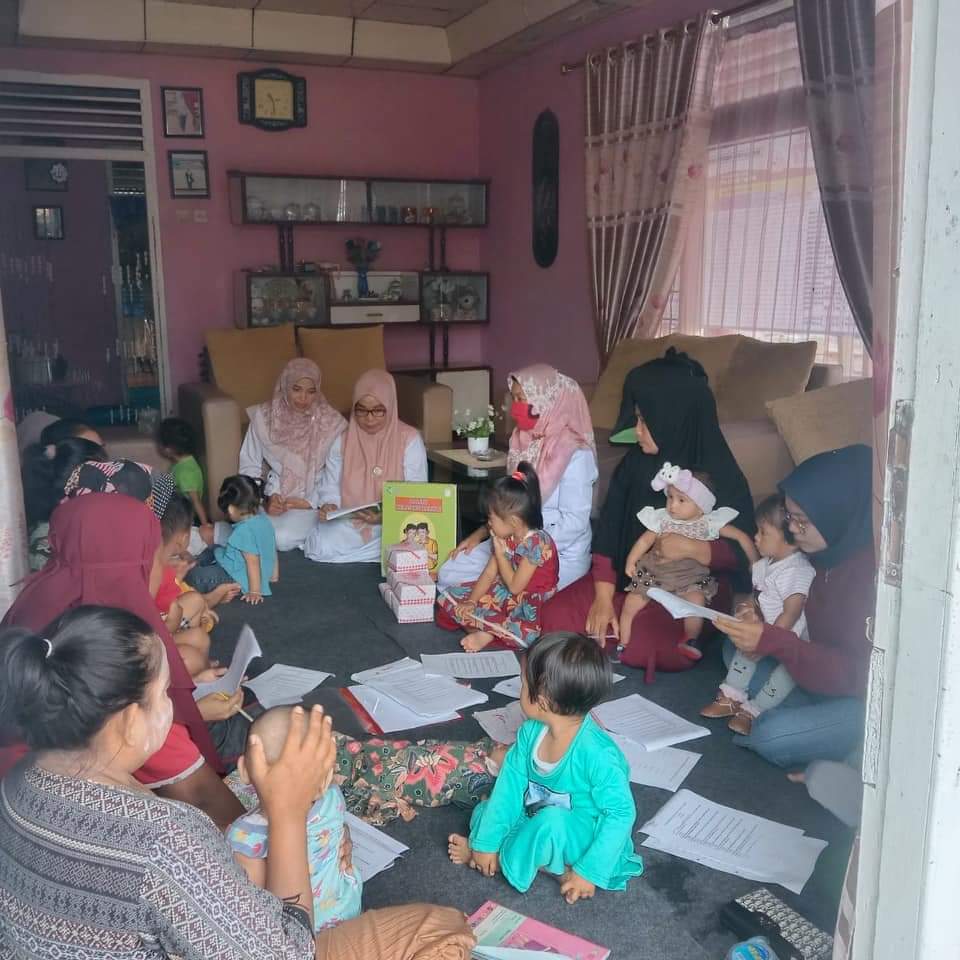 kelas ibu balita di Posyandu Cumi-Cumi kampung Ps.Gompong wilker Puskesmas Kambang.