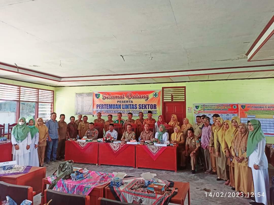 Puskesmas IV Koto Mudik  Selasa, 14 Februari 2023 PERTEMUAN LINSEK & PENGGALANGAN KOMITMEN
