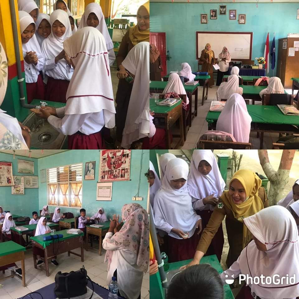 Kegiatan Hygiene Sanitasi di SDN 24 Koto Raya wilayah kerja Puskesmas Kambang