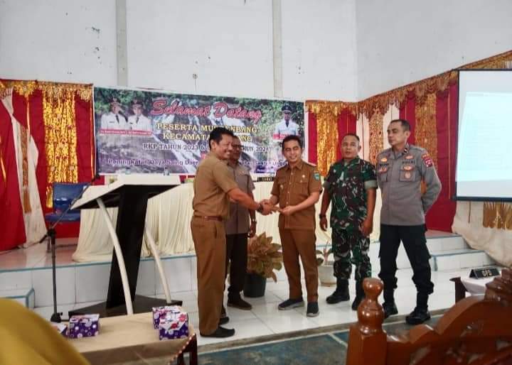 KEPALA PUSKESMAS PASAR BARU MENGHADIIRI MUSREMBANG KECAMATAN BAYANG  Selasa, 21 /2/2023