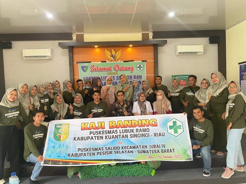 Kaji  Banding Puskesmas Lubuk Ramo Kabupaten Senggigi Riau ke Puskesmas Salido  Salido, 25 Februari 
