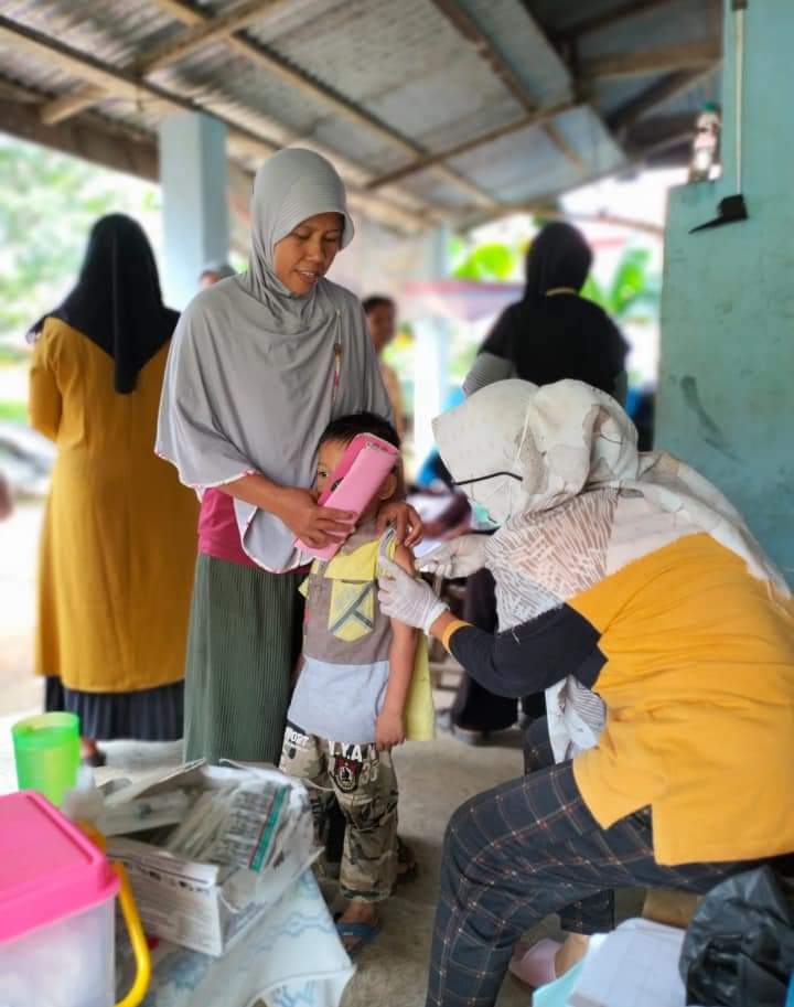 PELAKSANAAN CRASH PROGRAM HARI PUSKESMAS PASAR BARU  Pasar Baru, 6 Maret 2023