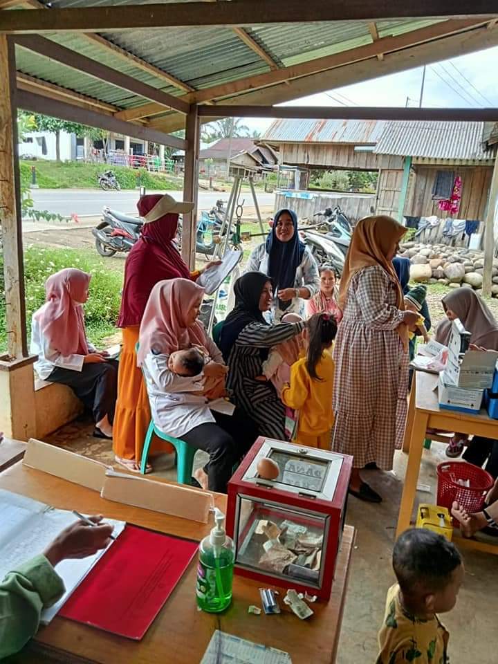 PELAKSANAAN POSYANDU DIWILAYAH KERJA PUSKESMAS INDERAPURA  Selasa , 9 Mei 2023   