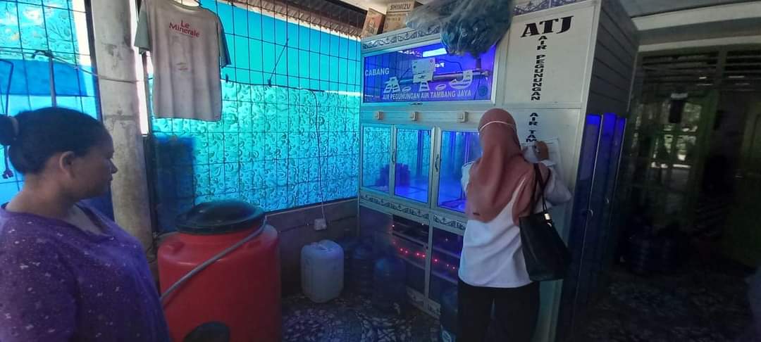 INSPEKSI SANITASI DEPOT AIR MINUM WILAYAH KERJA PUSKESMAS BALAI SELASA