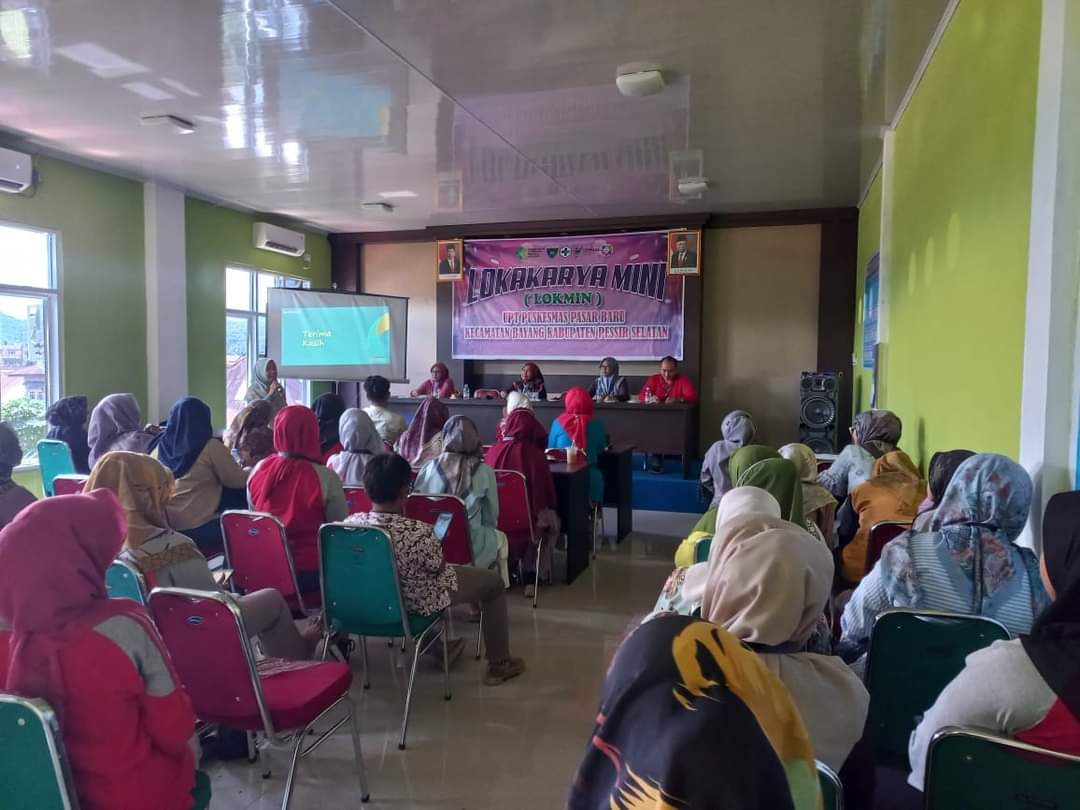 Sosialisasi Penilaian Ombudsman di Puskesmas Pasar Baru Sebagai upaya peningkatan kualitas penyeleng