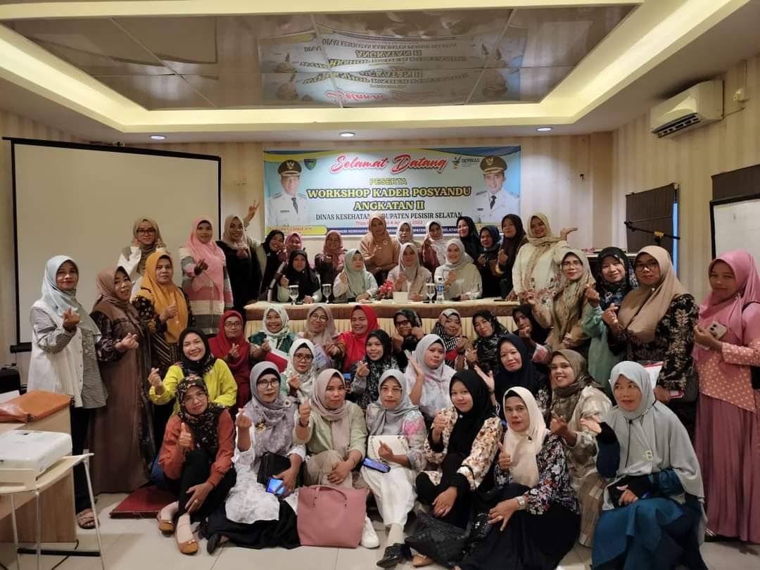 Dinas Kesehatan Kab. Pessel laksanakan Workshop Kader Posyandu Angkatan II Tgl 3-5 Agustus 2023 di H