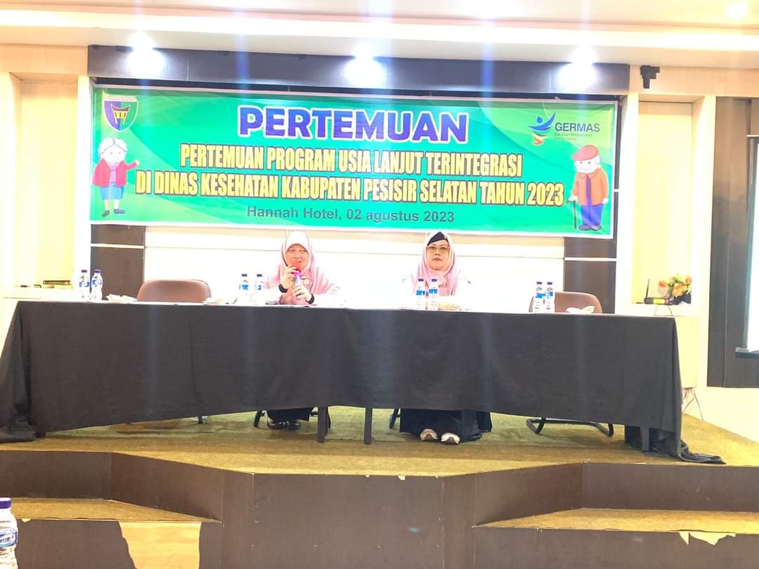Dinas Kesehatan Kab. Pessel laksanakan Pertemuan Lansia Terintegrasi dg program Posbindu PTM. 
