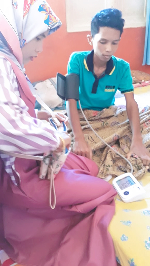 Kunjungan rumah Kabid P2P