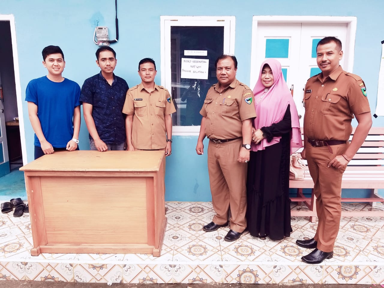 Kunjungan ke pemondokan kafilah Kabupaten Pesisir Selatan