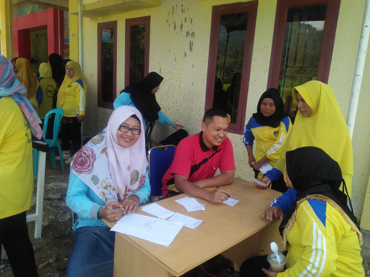 Kegiatan Germas dan PTM di Nagari Taratak Sungai Lundang Kecamatan Koto XI Tarusan 