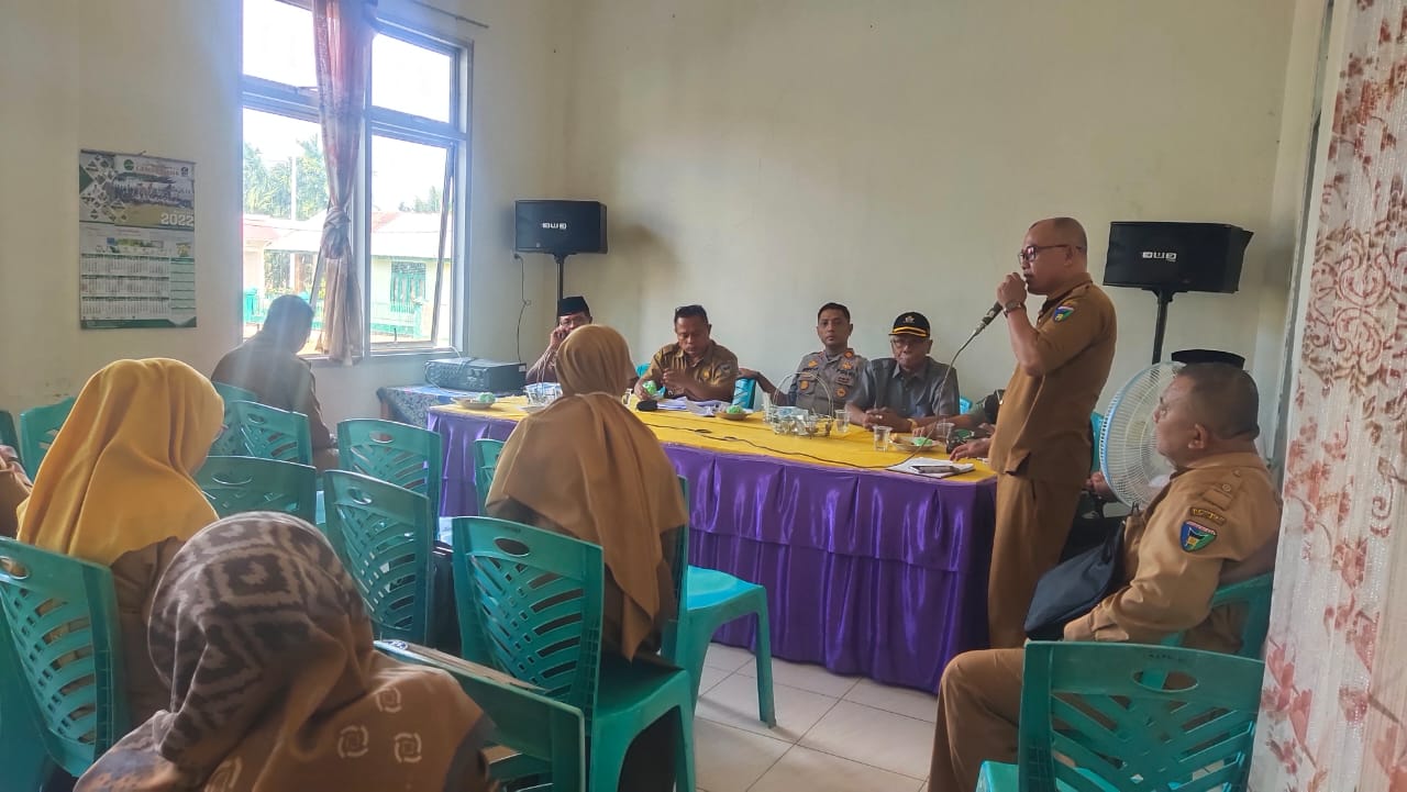 koordinasi lintas sektor tentang Bulan Imunisasi Anak Nasional(BIAN) tingkat kecamatan pancung soal 