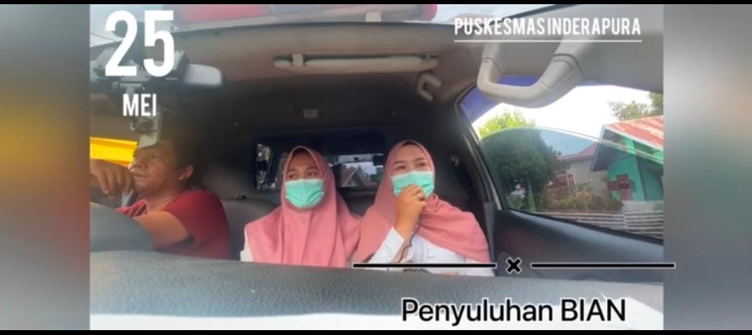 Promosi kesehatan Puskesmas inderapura melaksanakan penyuluhan keliling ke wilayah kerja puskesmas I