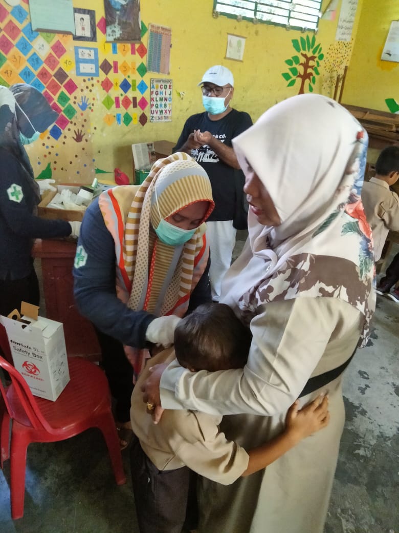  Pelaksanaan Sosialisasi BIAN (Bulan Imunisasi Anak Nasional) di Sekolah SDN 01 & SDN12 Lunang.