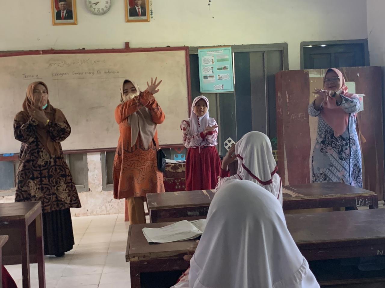 Puskesmas Tapan lakukan  kampanye higiene sanitasi, demo CTPS dan pelaksanaan Bian di SD 10 TANJUNG 