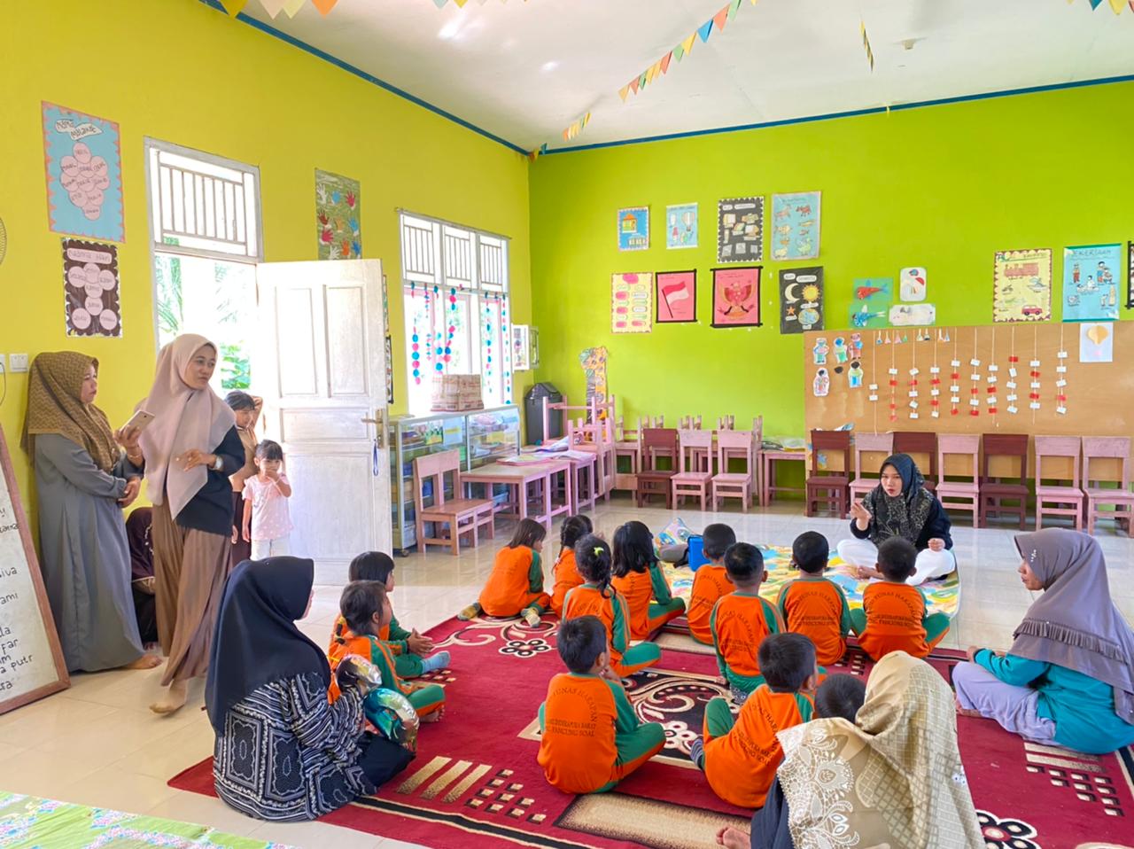 UPT Puskesmas Inderapurs laksanakan sosialisasi BIAN kepada kepada orang tua murid