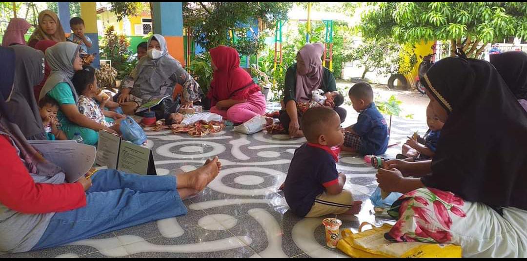 UPT Puskesmas Balai Selasa laksanakan Kelas Ibu Balita di Nagari Nyiur Melambai Posyandu Kamboja ber