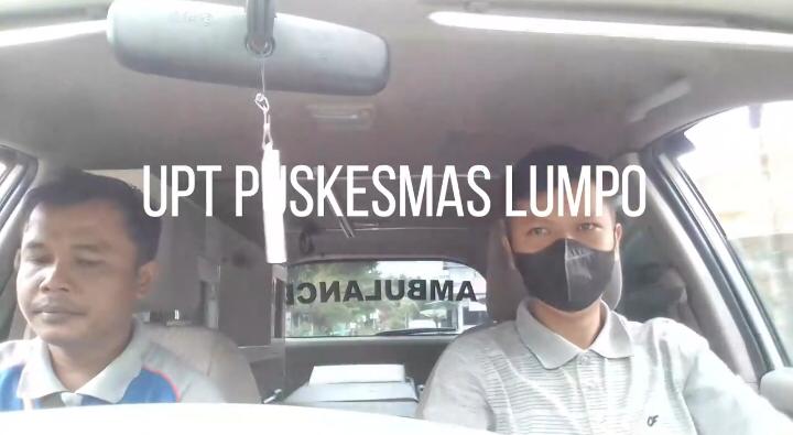 Kegiatan penyuluhan keliling yang dilakukan Petugas puskesmas lumpo 