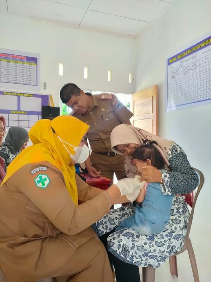 UPT Puskesmas Lumpo laksanakan kegiatan sosialisasi BIAN (Bulan Imunisasi Anak Nasional) posyandu an