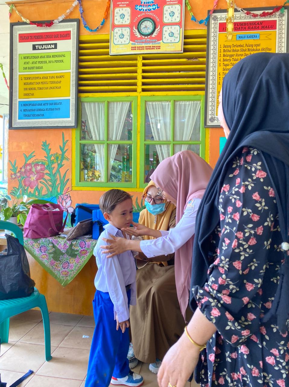 Program Imunisasi UPT Puskesmas Air Haji laksanakan Kegiatan BIAN DAN VAKSINASI COVID-19
