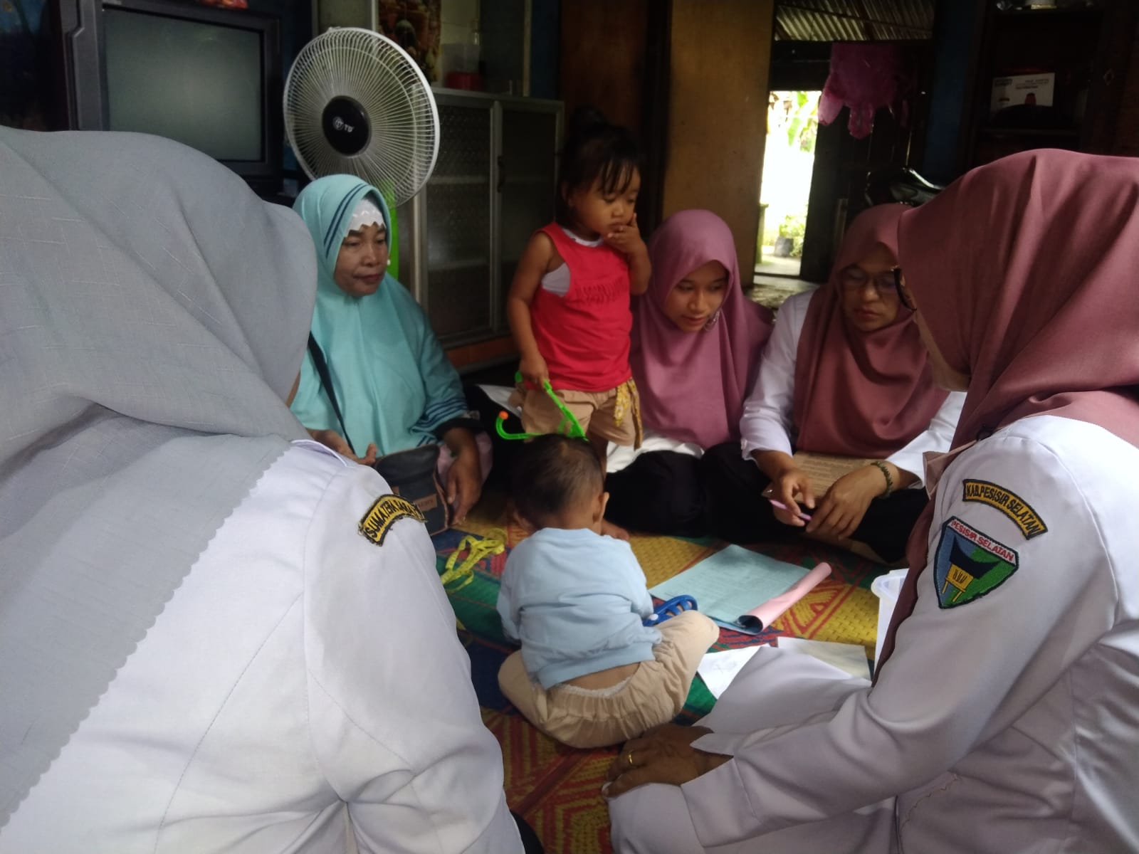 UPT Puskesmas Tarusan lakukan SDIDTK di Posyandu Sayang Mama  sungai Talang Tarusan