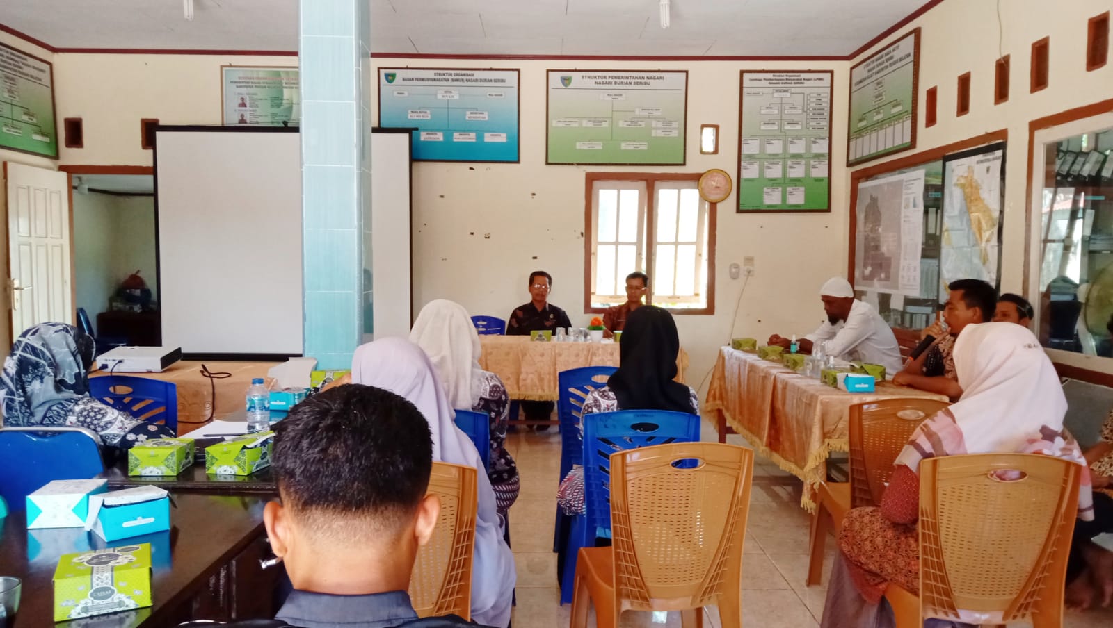 Penanggung Jawab Promkes Puskesmas Tanjung Makmur menghadiri MMD1 Nagari Siaga Aktif di Nagari Duria