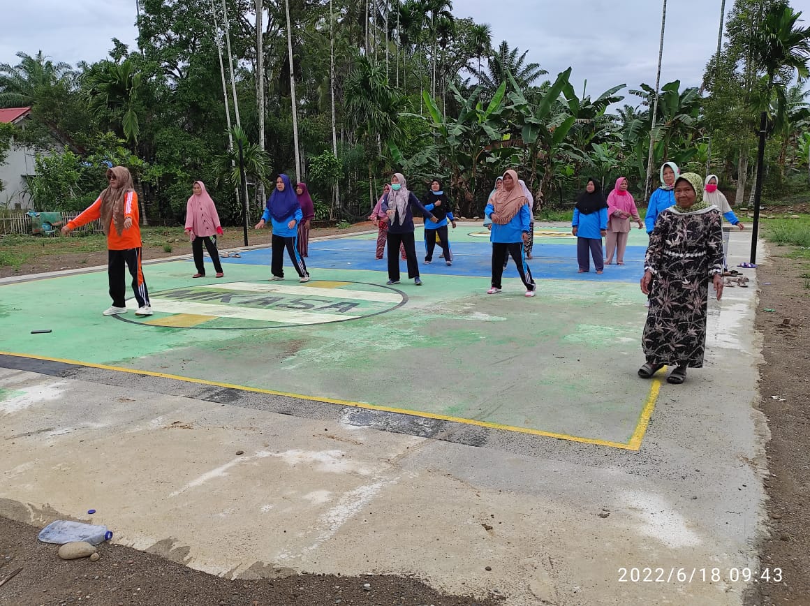 Puskesmas Tanjung Beringin lakukan Gerakan Masyarakat Hidup Sehat ( Germas) 